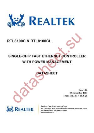 RTL8100CL-LF datasheet  