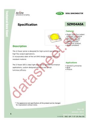 SZM04A0A datasheet  