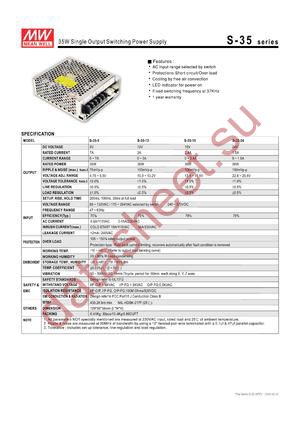 S-35-24 datasheet  