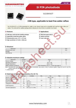 S12158-01CT_KPIN1084E01 datasheet  