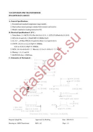 S5078 datasheet  