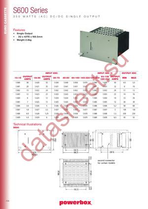 S620 datasheet  