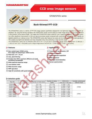 S7031-0907S datasheet  