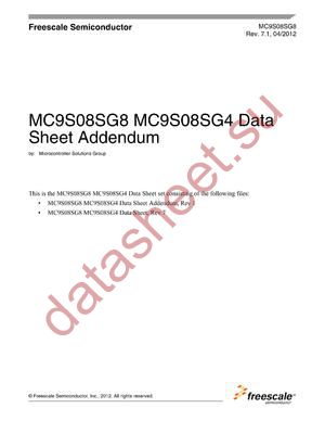 S9S08SG4 datasheet  