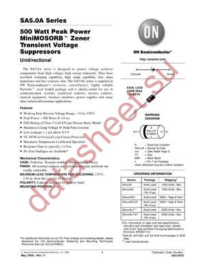 SA17AG datasheet  