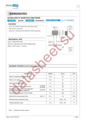 SBM2060VDC datasheet  