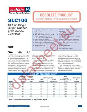 SCL100-27 datasheet  
