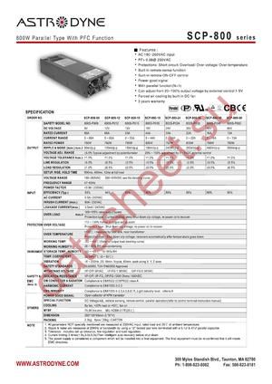 SCP-800-18 datasheet  