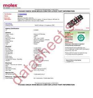 SD-112038-5003 datasheet  