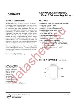 SGM2006-1.8 datasheet  