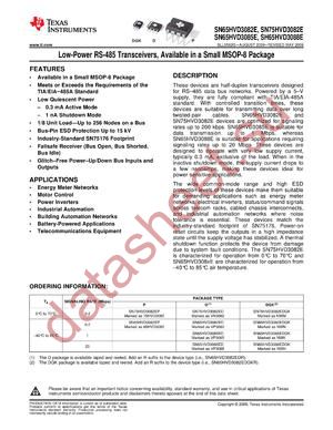 SH65HVD3088E datasheet  