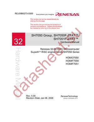 SH7051F-ZTAT datasheet  