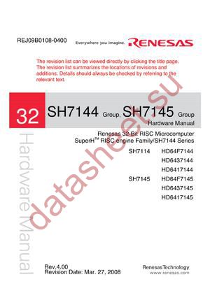 SH7114 datasheet  