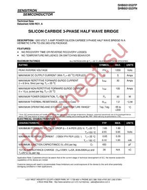 SHB601052FP_09 datasheet  