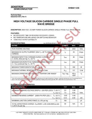 SHB681123E_09 datasheet  