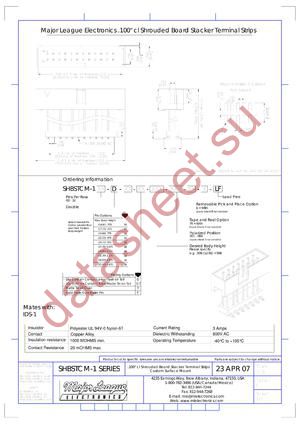 SHBSTCM-1 datasheet  