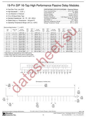 SIP16-121 datasheet  