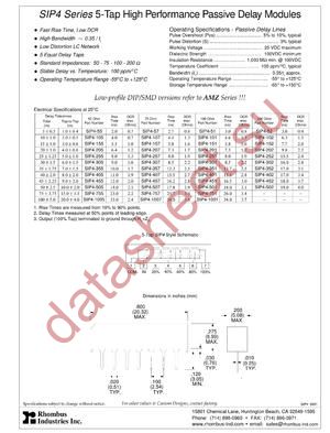 SIP4-205 datasheet  