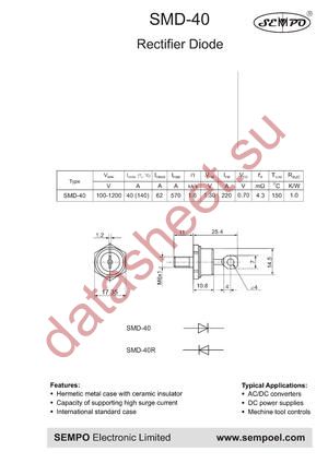 SMD-40R datasheet  