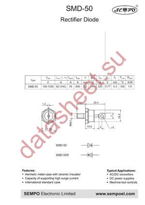 SMD-50R datasheet  