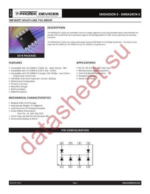 SMDA24CN-5 datasheet  