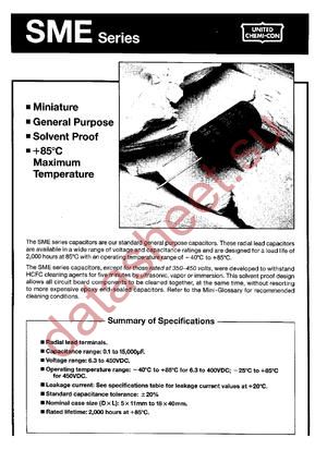 SME6.3VB332M12X20LL datasheet  