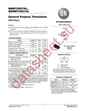 SMMBT2907AL datasheet  