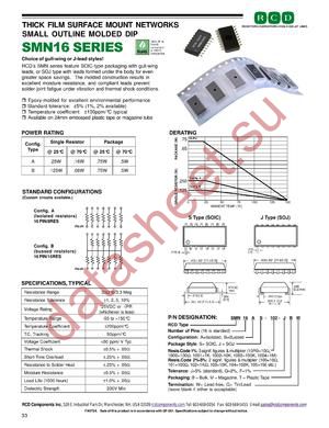 SMN16J-105-F datasheet  