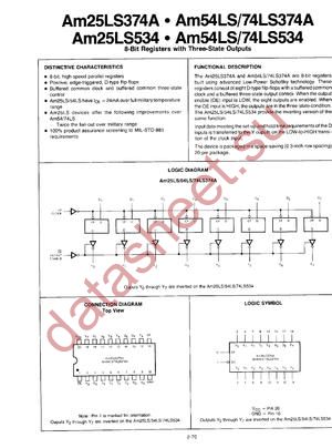 SN54LS534J datasheet  