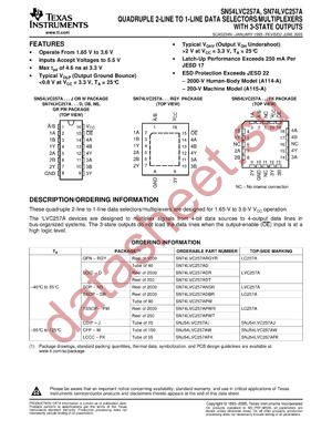 SN74LVC257APWRG3 datasheet  