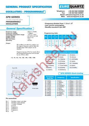 SP12800A datasheet  