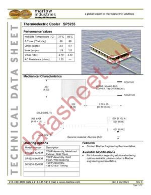 SP5255-13ACM datasheet  