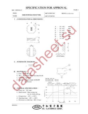 SR3015680KL datasheet  