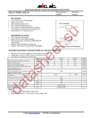 SSL42 datasheet  