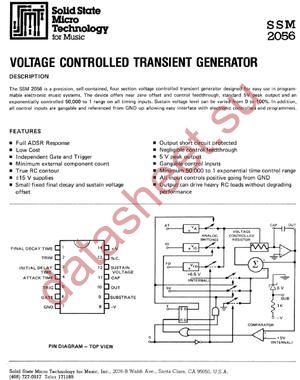 SSM-2056 datasheet  