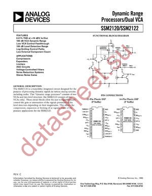 SSM-2120 datasheet  