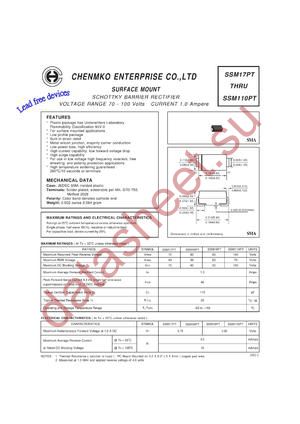 SSM17PT datasheet  