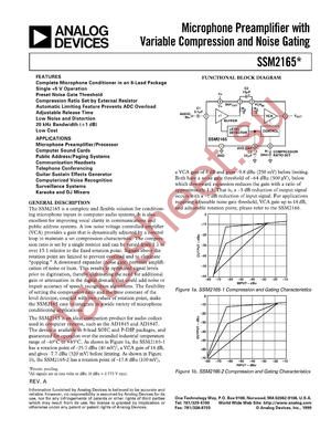 SSM2165-1 datasheet  