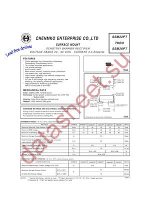 SSM22PT datasheet  