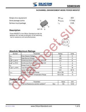 SSM2304N datasheet  