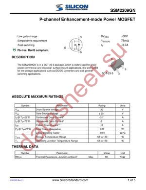 SSM2309GN datasheet  