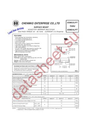 SSM23LPT datasheet  