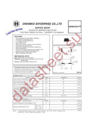 SSM24ALPT datasheet  