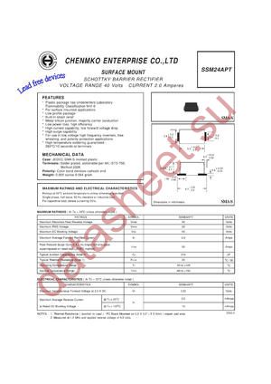 SSM24APT datasheet  