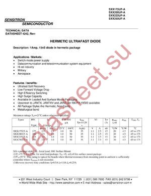 SSM250UF-A datasheet  