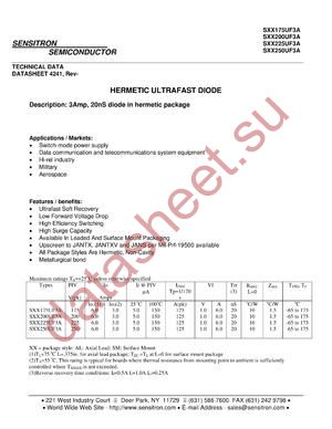 SSM250UF3A datasheet  