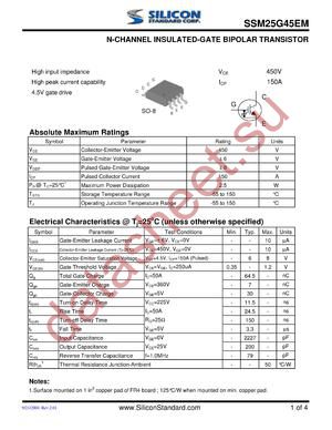 SSM25G45EM datasheet  