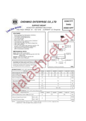 SSM27PT datasheet  