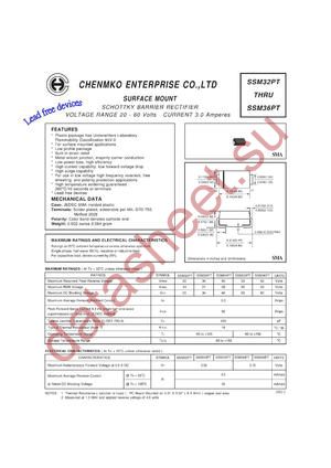 SSM32PT datasheet  