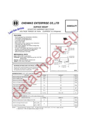 SSM52LPT datasheet  